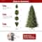 7.5ft. Unlit Green Slim Fir Artificial Christmas Tree